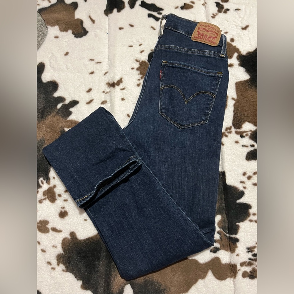 levi straight jeans size 25